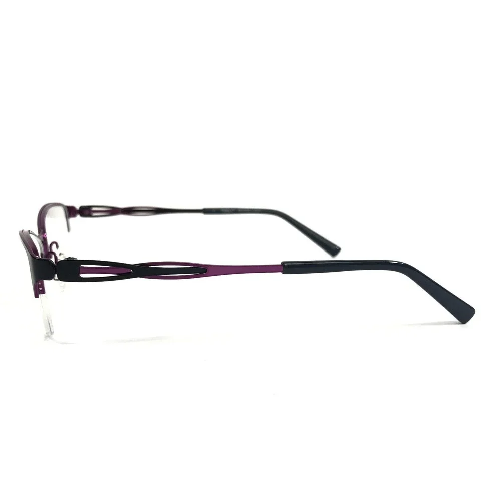 Flexon Eyeglasses Frames GINGER 412 Navy Magenta Purple Blue Cat Eye 51-19-135